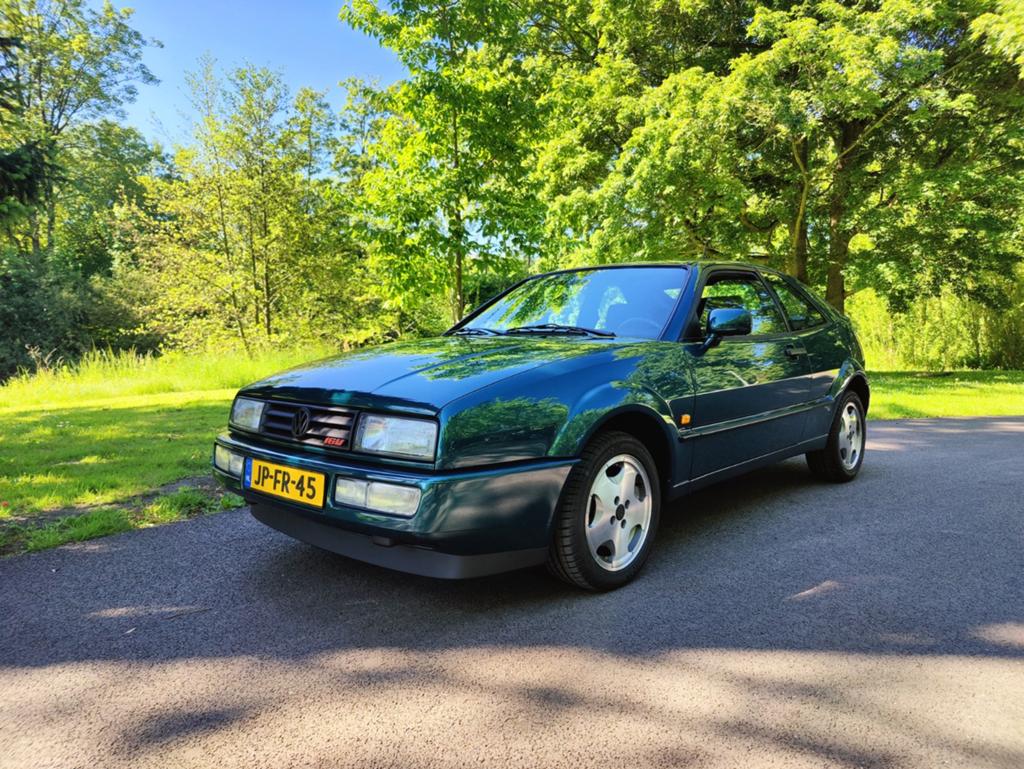 Volkswagen Corrado 2.0 16V 100KW Nederlandse, Auto's, Volkswagen, Voorwielaandrijving, 1141 kg, Corrado, Zwart