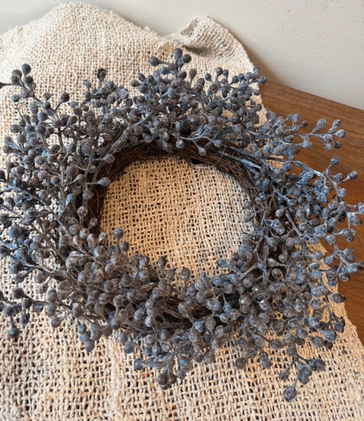 Mooie kunst dadelkrans 28 cm, Huis en Inrichting, Woonaccessoires | Kransen, -, Krans, -, Nieuw