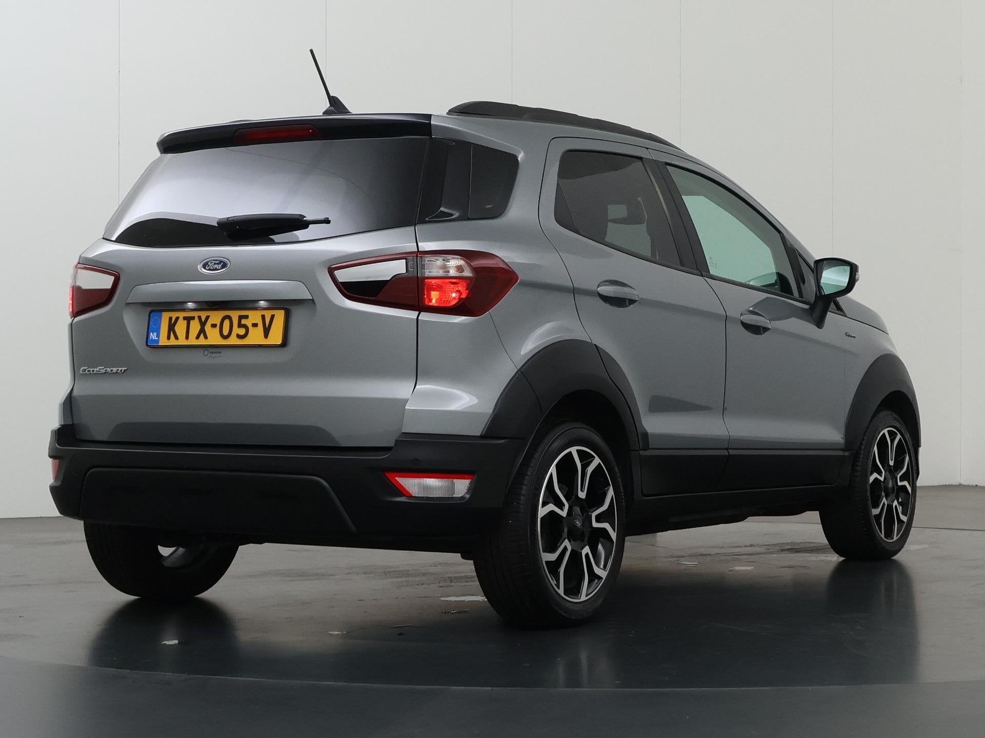 Ford EcoSport 1.0 EcoBoost Active | Camera | Lederen Bekledi, Auto's, Voorwielaandrijving, Verwarmde buitenspiegels, 125 pk, Gebruikt