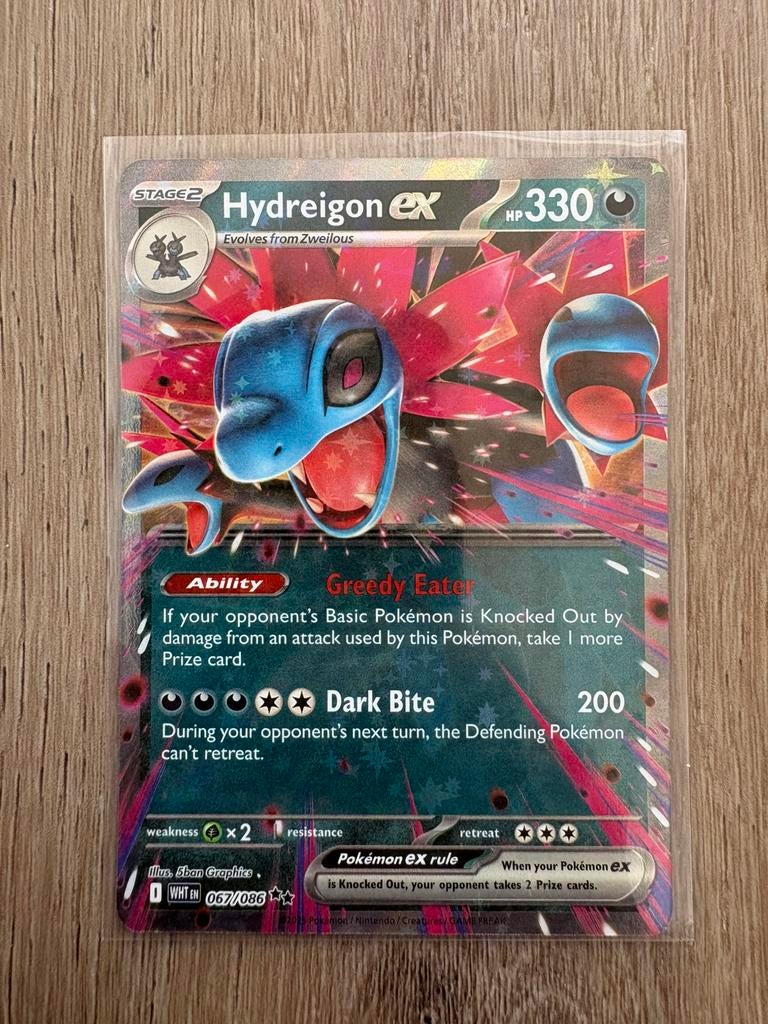 Hydreigon EX #067/086 White Flare, Ophalen of Verzenden, Zo goed als nieuw, Losse kaart