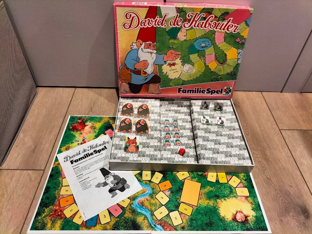 David de Kabouter FamilieSpel - 1985, Een of twee spelers, Ophalen of Verzenden, Gebruikt, Selecta