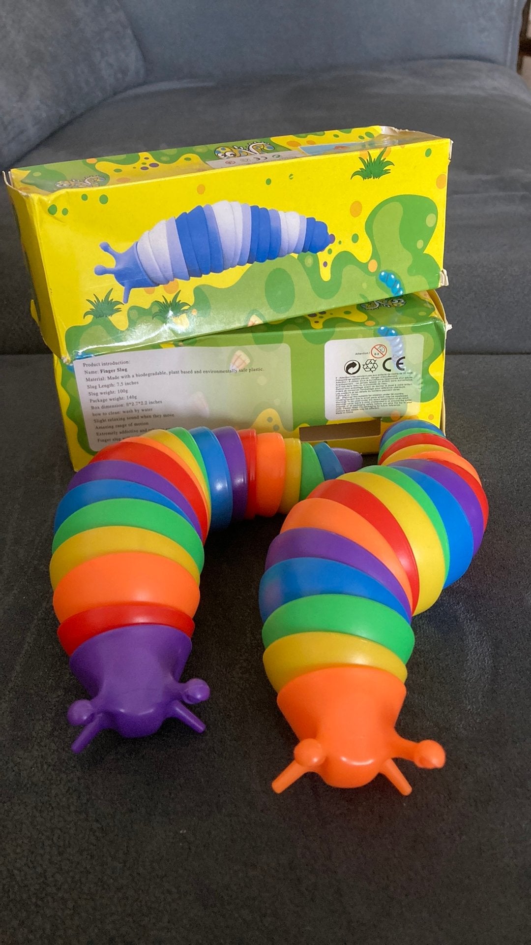 NIEUW Finger Slug sensorisch speelgoed Fidget toy, Ophalen of Verzenden, Nieuw