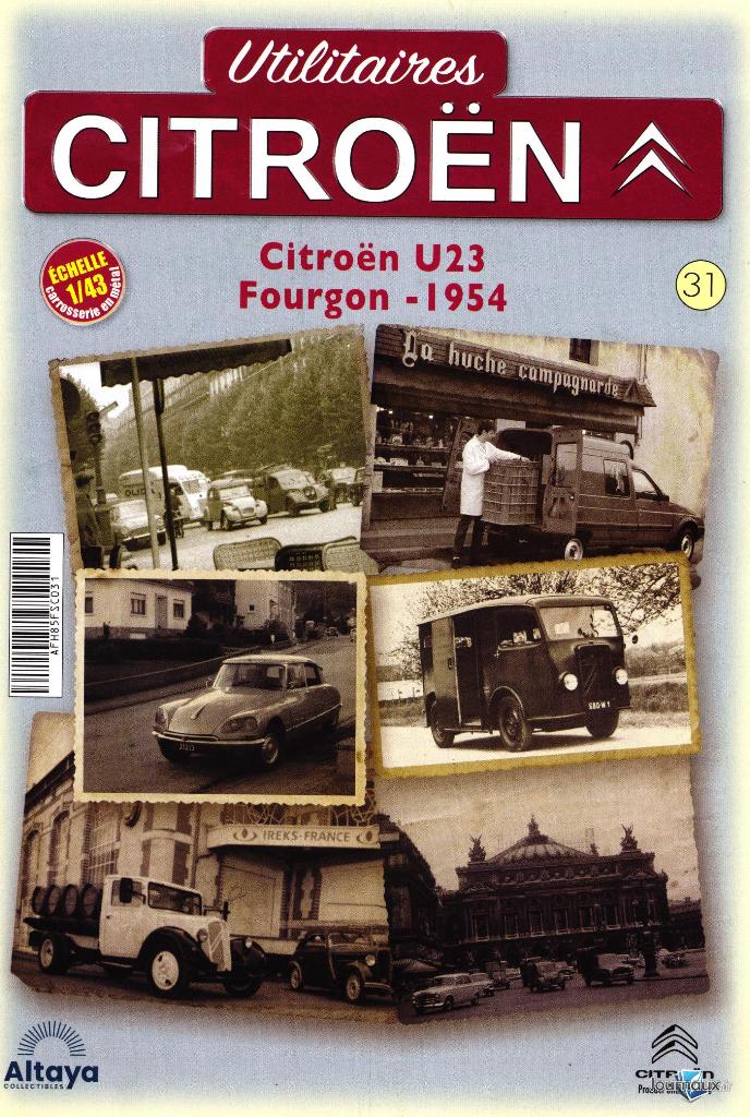 Citroen U23 Fourgon 1954 Michon 1/43 Utilitaires Citroen 31, Verzenden, Nieuw, Auto, Overige merken