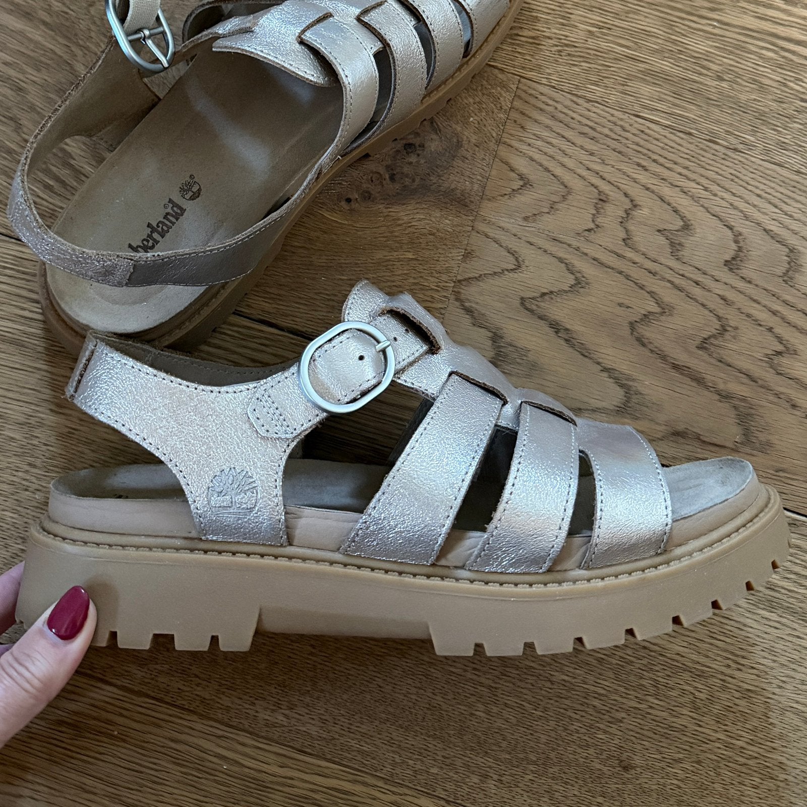Sandalen Timberland mt 42 - nieuwstaat, Overige kleuren, Zo goed als nieuw, Sandalen of Muiltjes, Ophalen of Verzenden