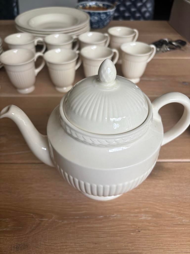 Wedgwood Edme Theepot - Queen's Ware, Ophalen of Verzenden