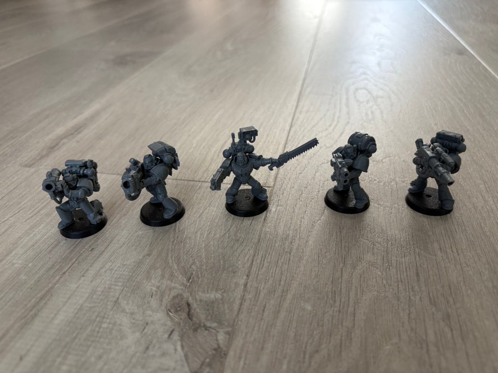 Warhammer 40,000 space marine devestator squad, Ophalen of Verzenden, Gebruikt, Warhammer 40000, Figuurtje(s)