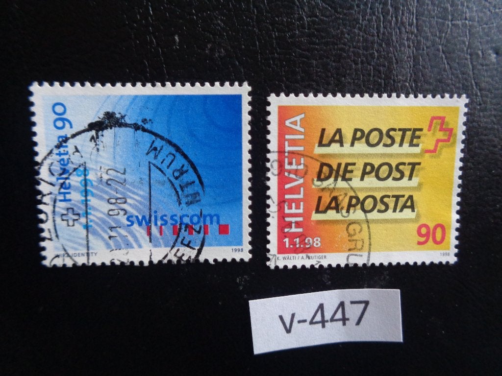 zwitserland - ptt 1998 (v-447), Postzegels en Munten, Postzegels | Europa | Zwitserland, Ophalen of Verzenden, Gestempeld