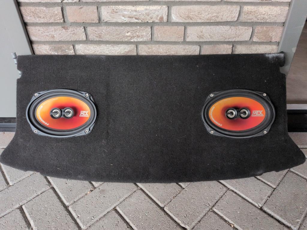 MTX Audio hoedenplank speakers 6x9" 300 watt, Ophalen