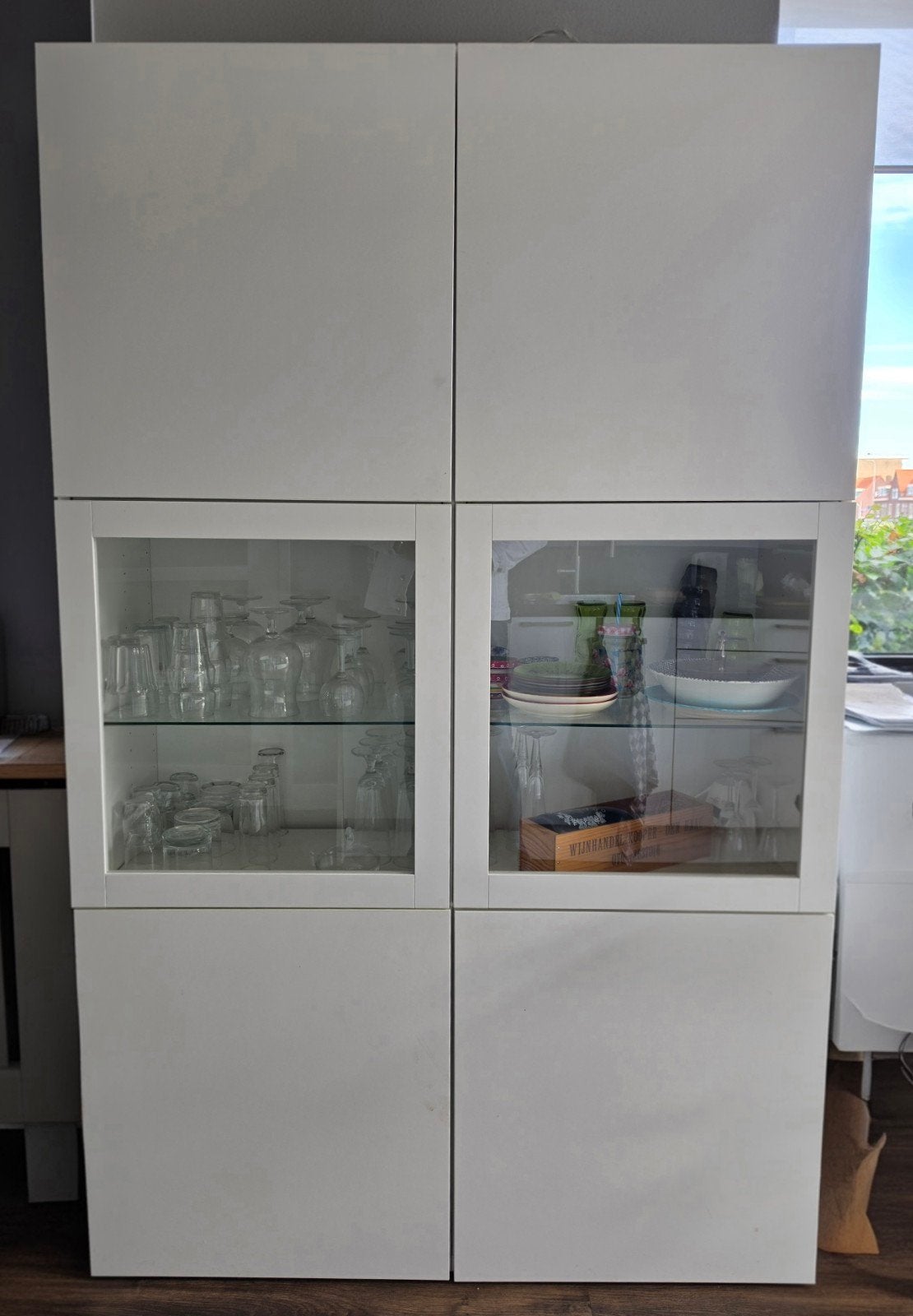 ikea kast BESTÅ, Ophalen, Gebruikt, Glas