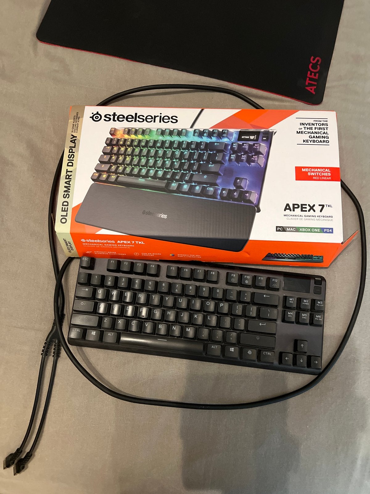 SteelSeries Apex 7 TKL Gaming Toetsenbord, Ophalen, Gebruikt, Gaming toetsenbord, Qwerty