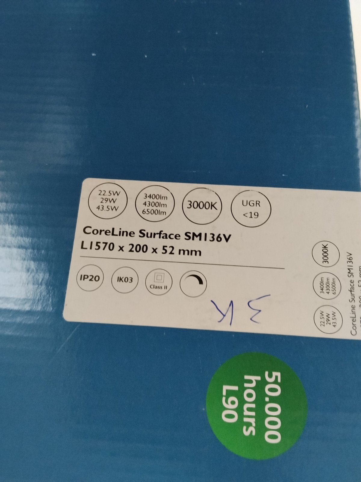 Philips CoreLine Surface SMI36V LED paneel – 3000K, Ophalen of Verzenden, Nieuw