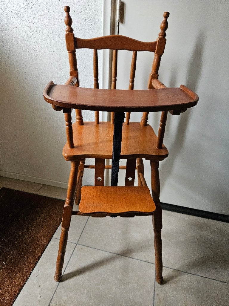Vintage houten kinderstoel - Klassiek design, Antiek en Kunst, Ophalen