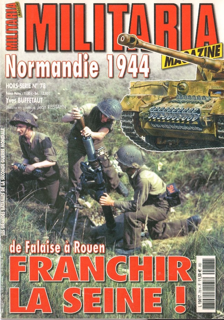 Militaria magazine HS No 78 Normandie 1944 Franchirla Seine, Boeken, Verzenden, Voor 1940, Zo goed als nieuw, Landmacht