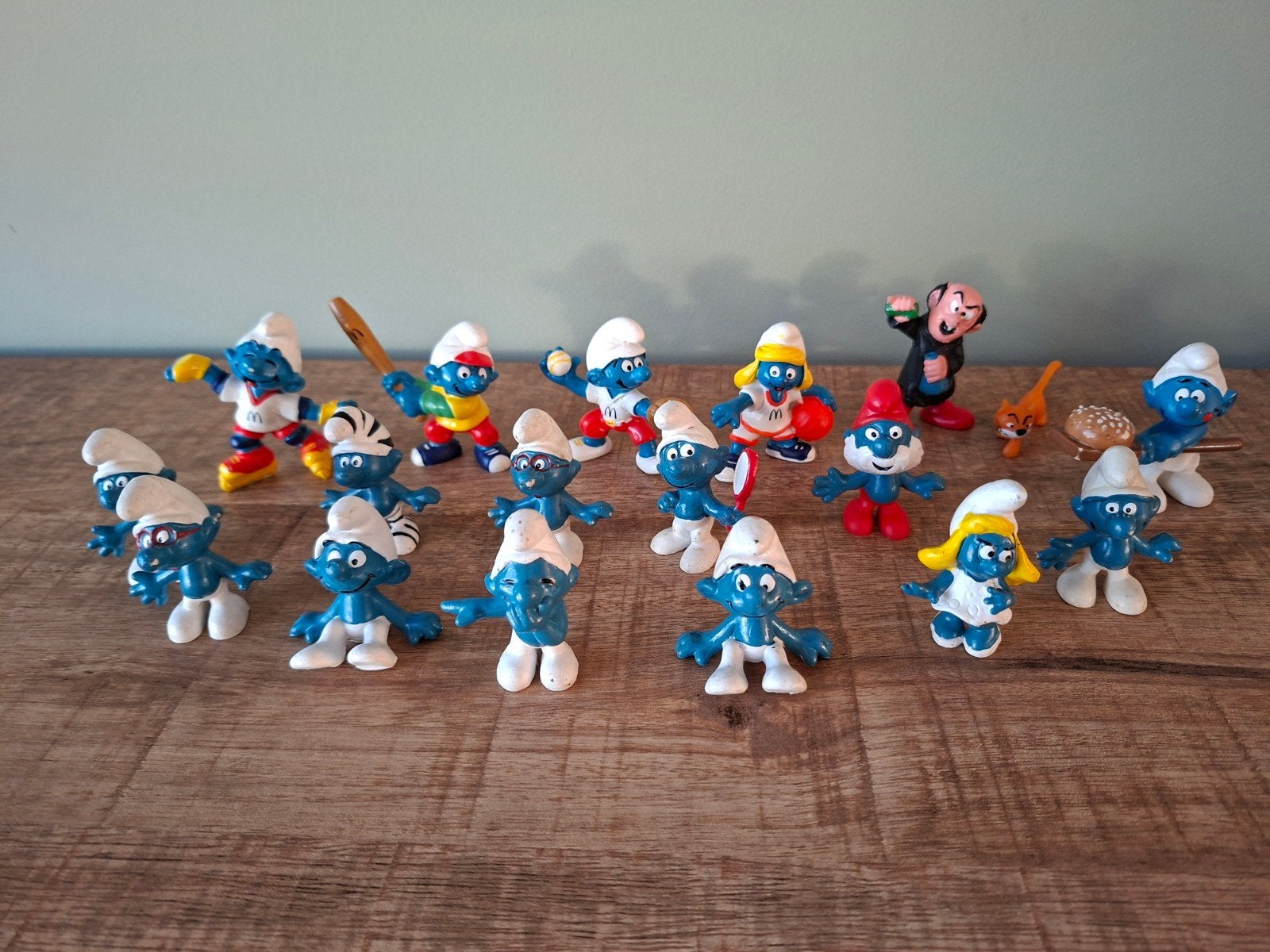 Verzameling vintage smurfen diverse soorten, Verzamelen, Smurfen, Ophalen of Verzenden, Verschillende Smurfen