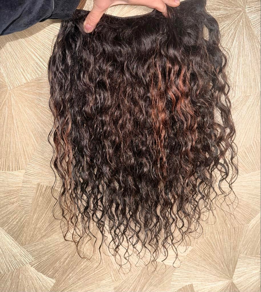 Volume booster haarstuk - natural curly, Sieraden, Tassen en Uiterlijk, Uiterlijk | Haarverzorging, Ophalen of Verzenden, Zo goed als nieuw