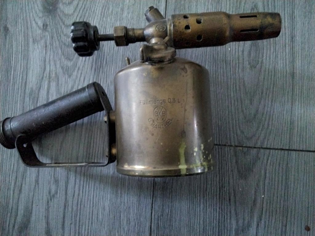 Antieke gasbrander, Antiek en Kunst, Ophalen of Verzenden