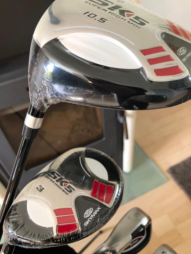 LINKSHANDIGE SKYMAX beginners Golfset NIEUWSTAAT., Ophalen of Verzenden, Zo goed als nieuw, Set