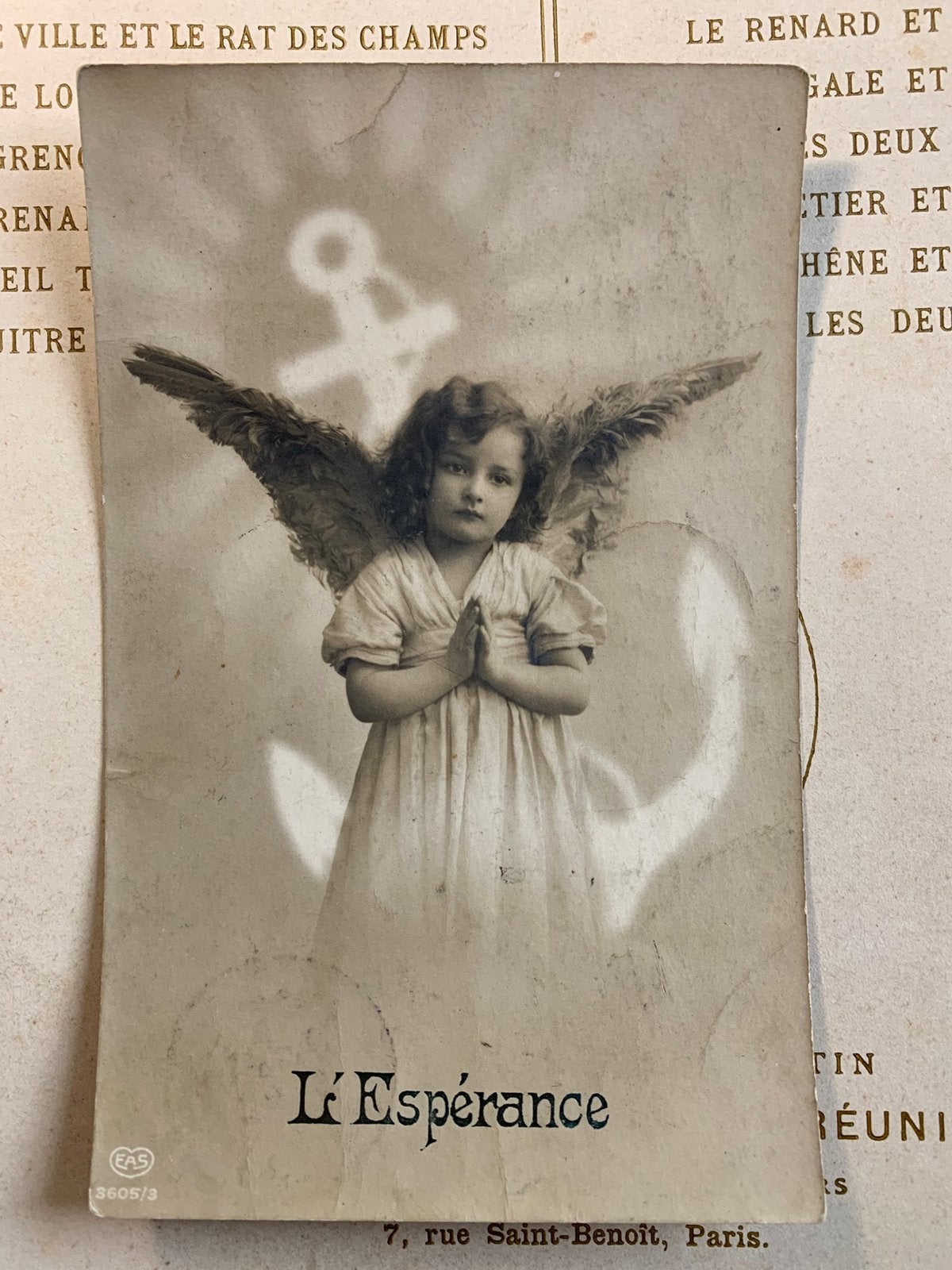 1912 L’Espérance - engeltje (HH), Ophalen of Verzenden, Voor 1920, Gelopen, Kinderen