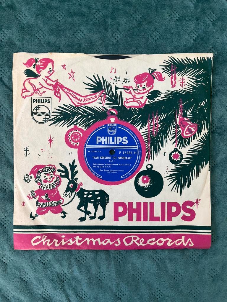 Van Kerstmis tot Oudejaar (78 toeren single ‘40s), Cd's en Dvd's, Vinyl | Overige Vinyl, Ophalen of Verzenden, Gebruikt, Overige formaten