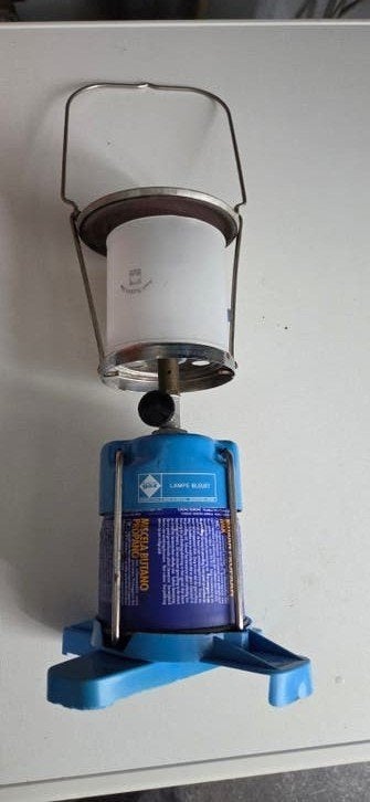 Vintage campingaz gaslamp / gaslantaarn, Ophalen of Verzenden, Gebruikt