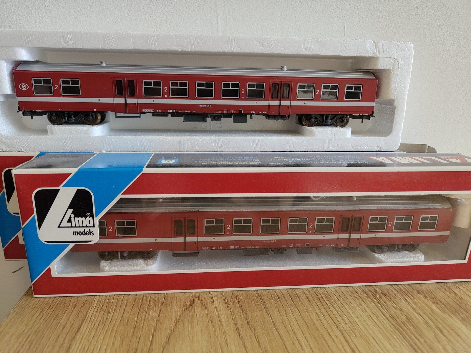 Lima AC 30 9132 - NMBS M4 rijtuig 2e klas, Wisselstroom, Wagon, Ophalen of Verzenden, Zo goed als nieuw