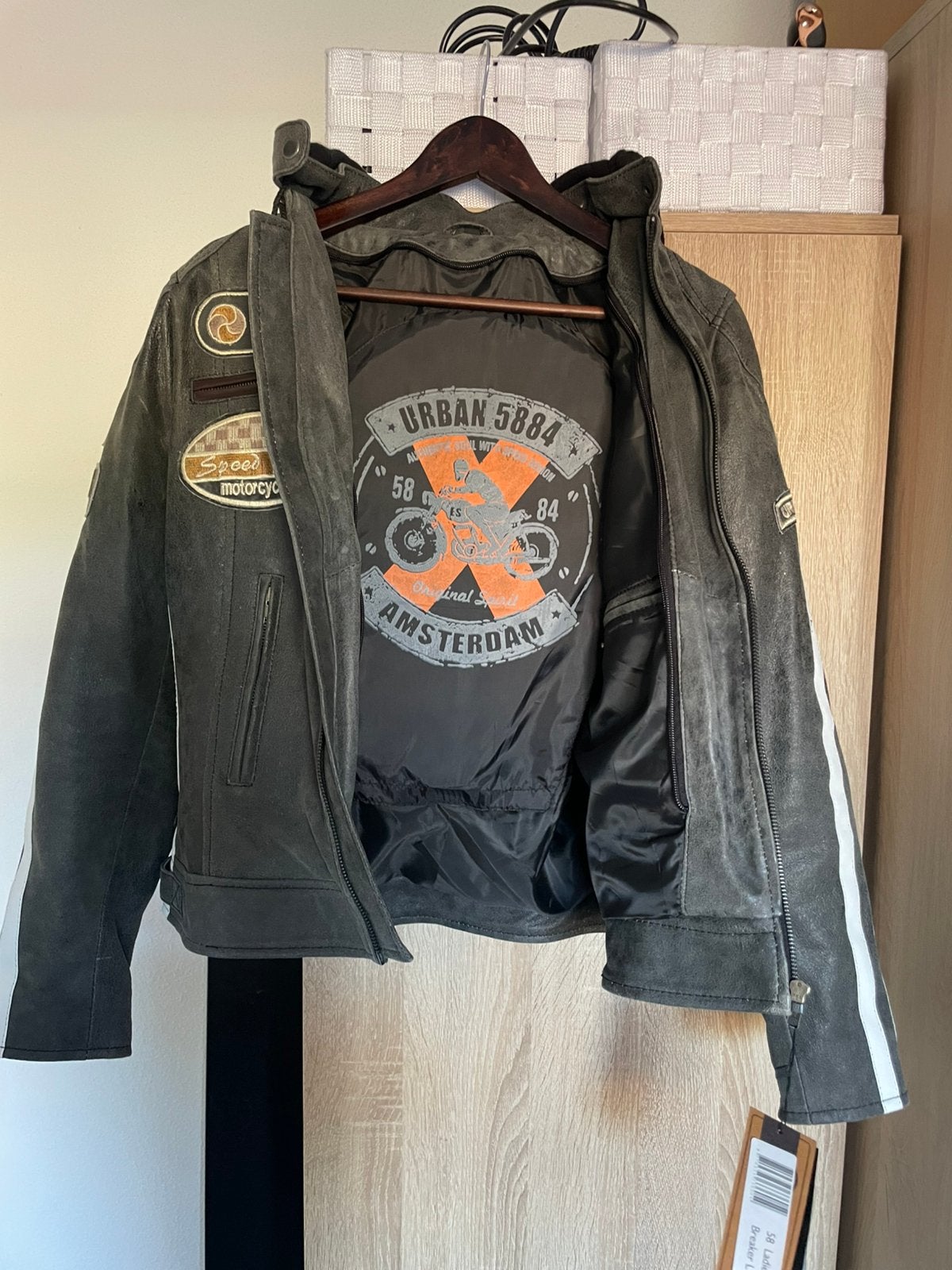Nieuw Urban 5884 leren motorjas voor dames., Jas | leer, Ophalen of Verzenden, Dames, Tweedehands