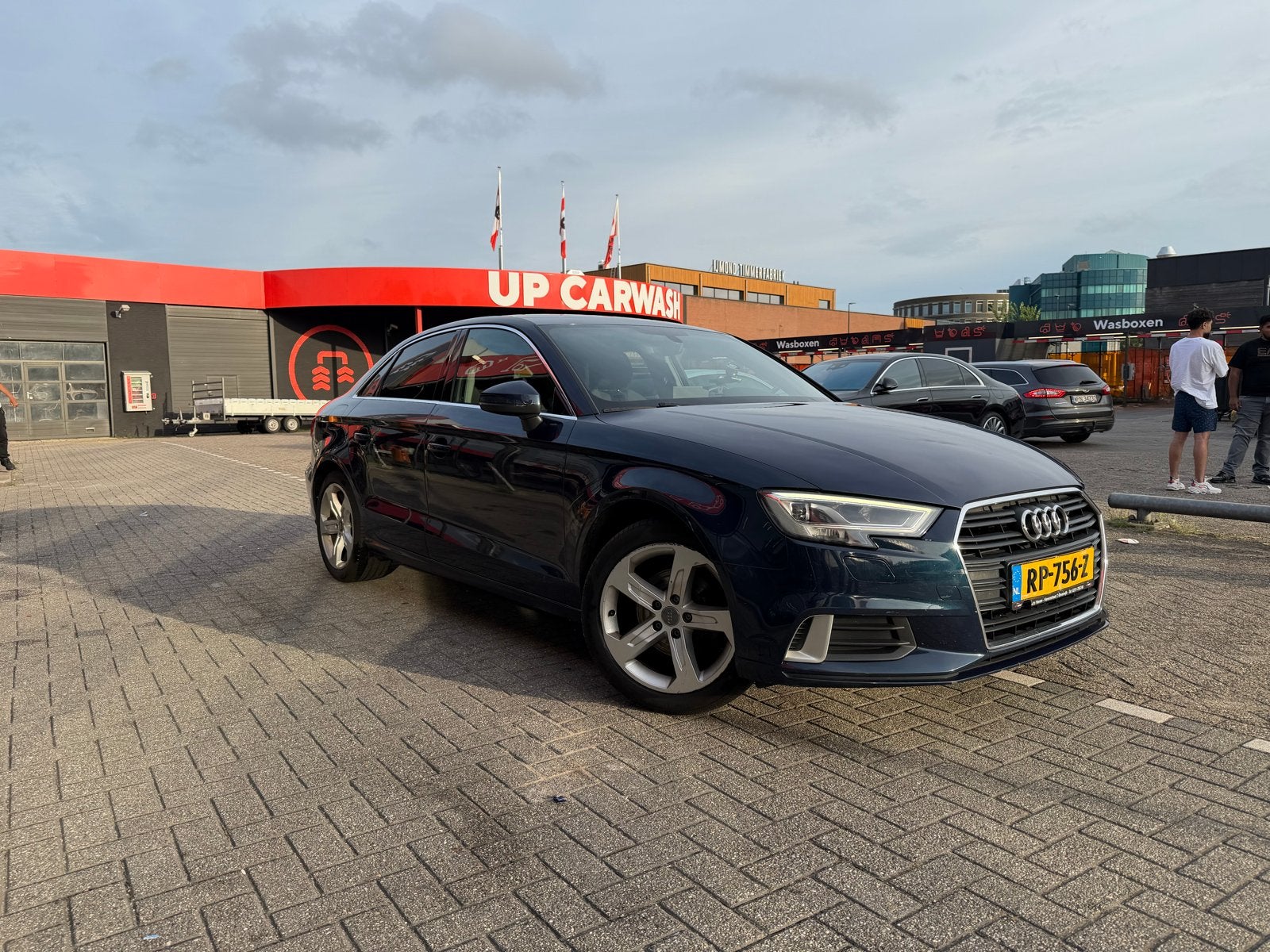 Audi A3 1.0 Tfsi 116pk S Tronic 2018 Blauw, Blauw, Origineel Nederlands, 1180 kg, 115 pk