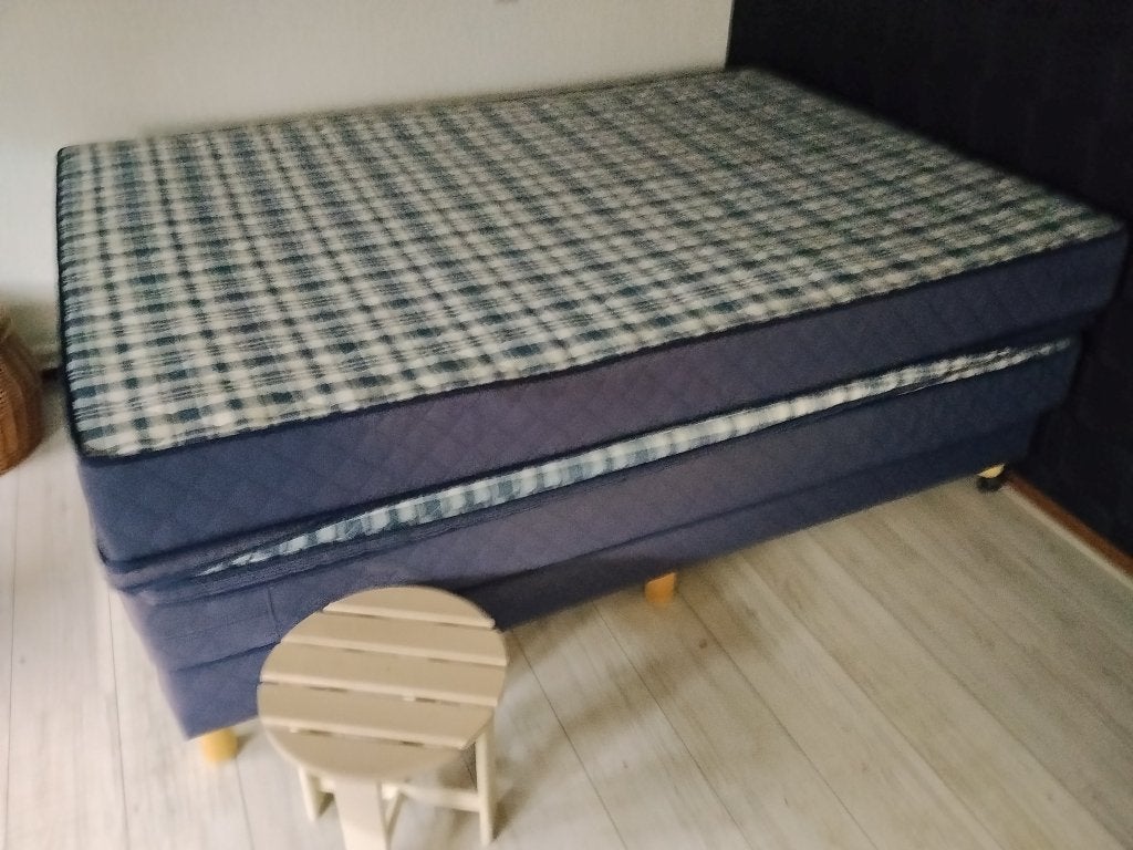 Neckermann bed met matras 140x200, Ophalen, Gebruikt, Tweepersoons, 140 cm