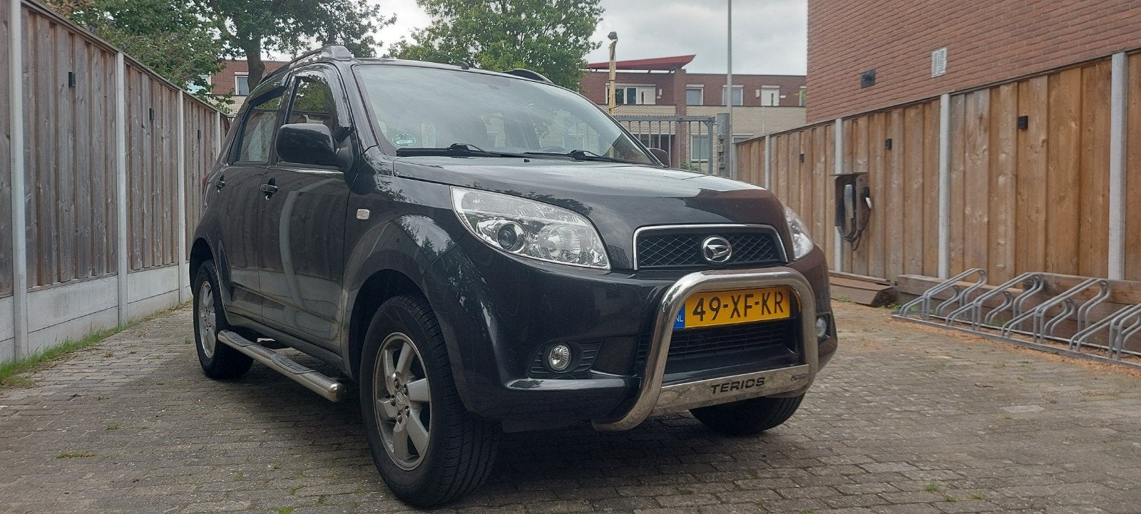 Daihatsu Terios 1.5 2WD AUT 2007 Zwart, Auto's, 1350 kg, Achterwielaandrijving, 400 kg, 1125 kg