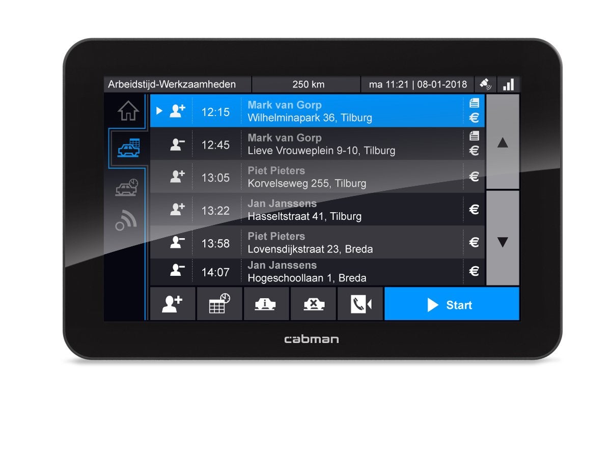 5x MDT cabman boordcomputer taxi, Ophalen, Zo goed als nieuw, Desktop, USB