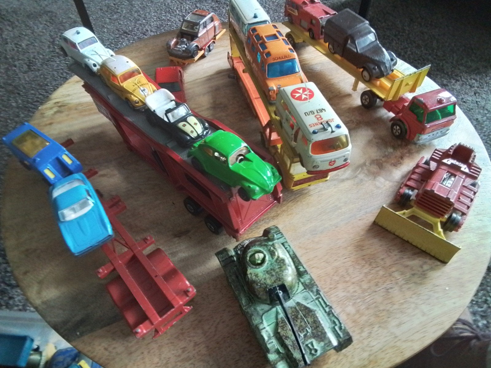 Vintage Matchbox/Lesney speelgoedauto's en vrachtwagens, Ophalen of Verzenden, Gebruikt, Overige typen