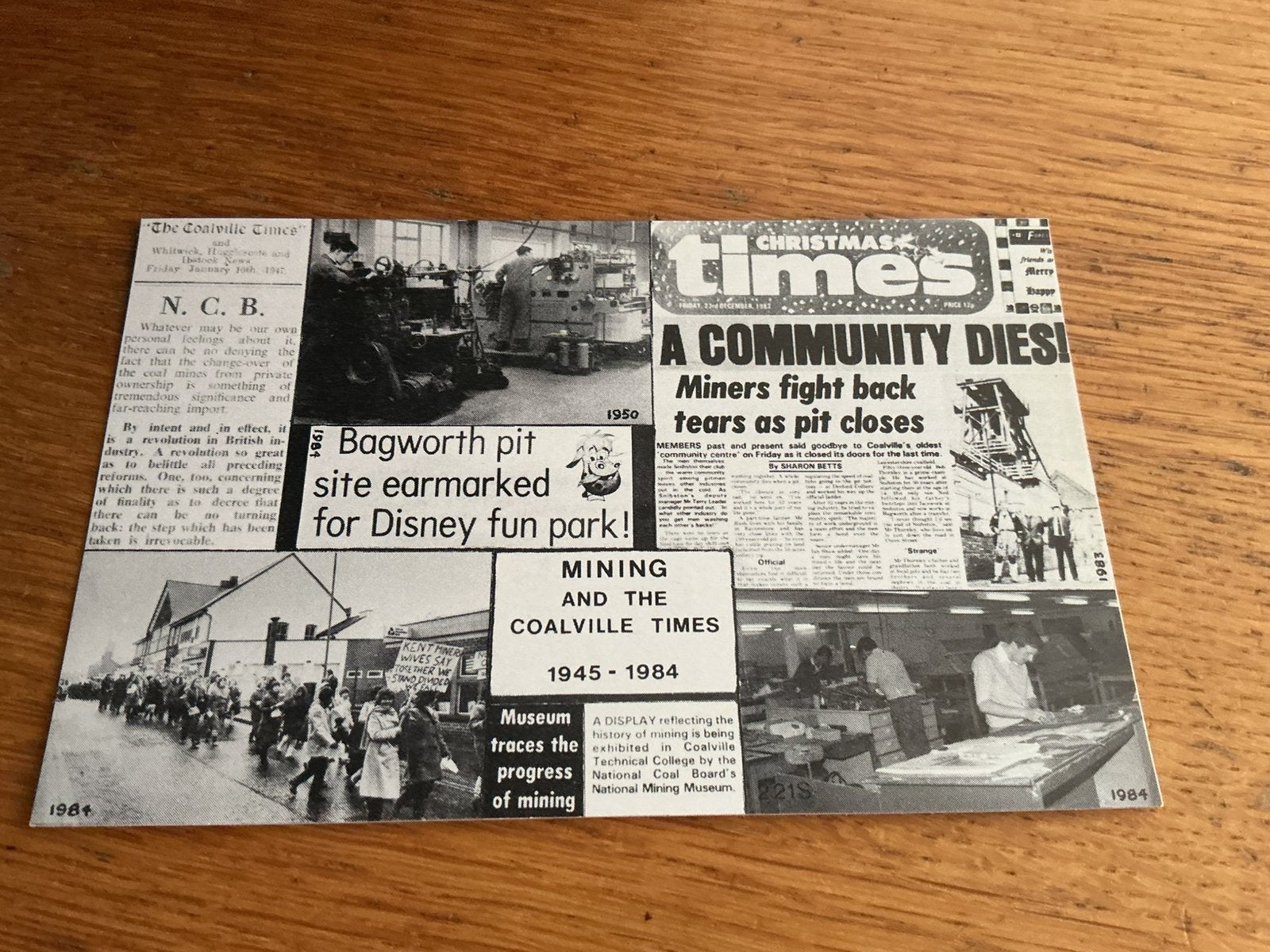 D96 Engeland mining and the coalville times steenkoolmijn, Verzamelen, Ophalen of Verzenden, Engeland