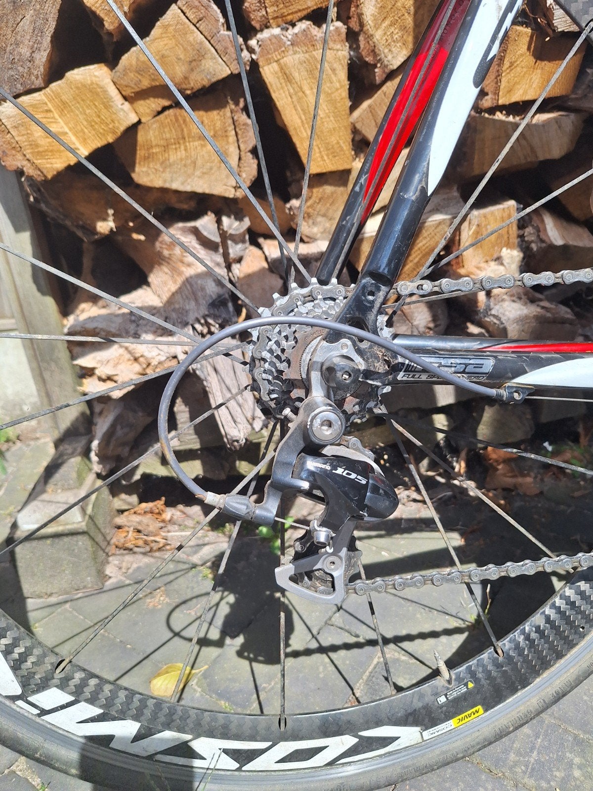 racefiets scapin maat 54, Ophalen, Frame, Scapin, Zo goed als nieuw