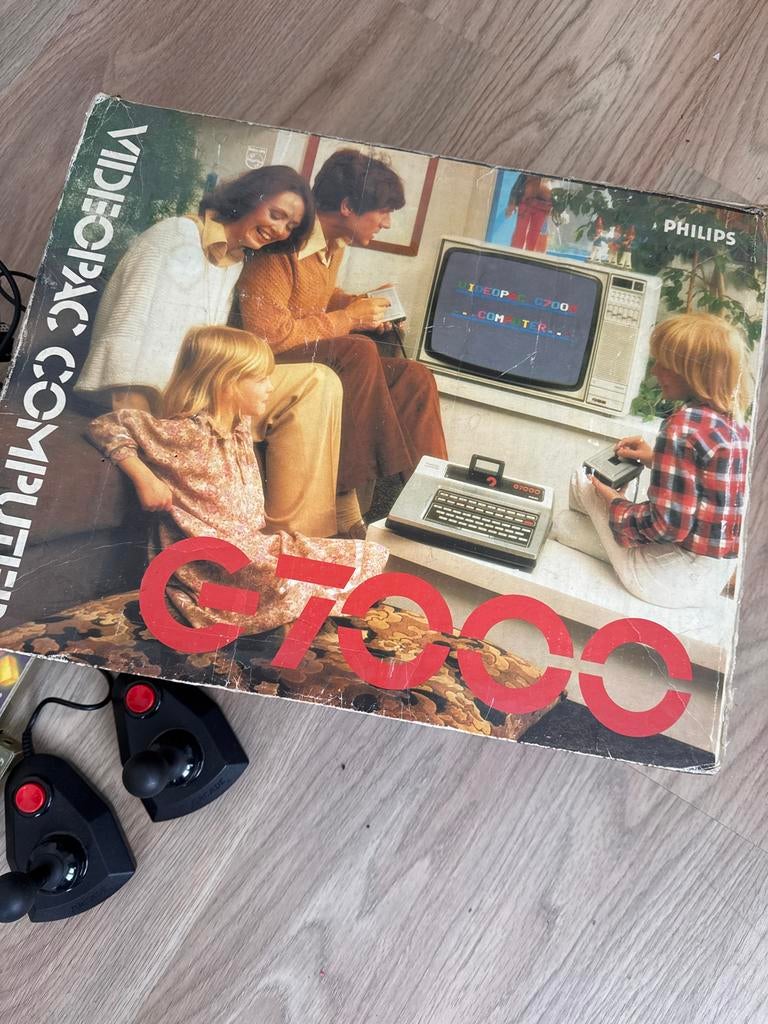 Philips Videopac Computer G7000 met 12 spellen, Spelcomputers en Games, Ophalen, Gebruikt