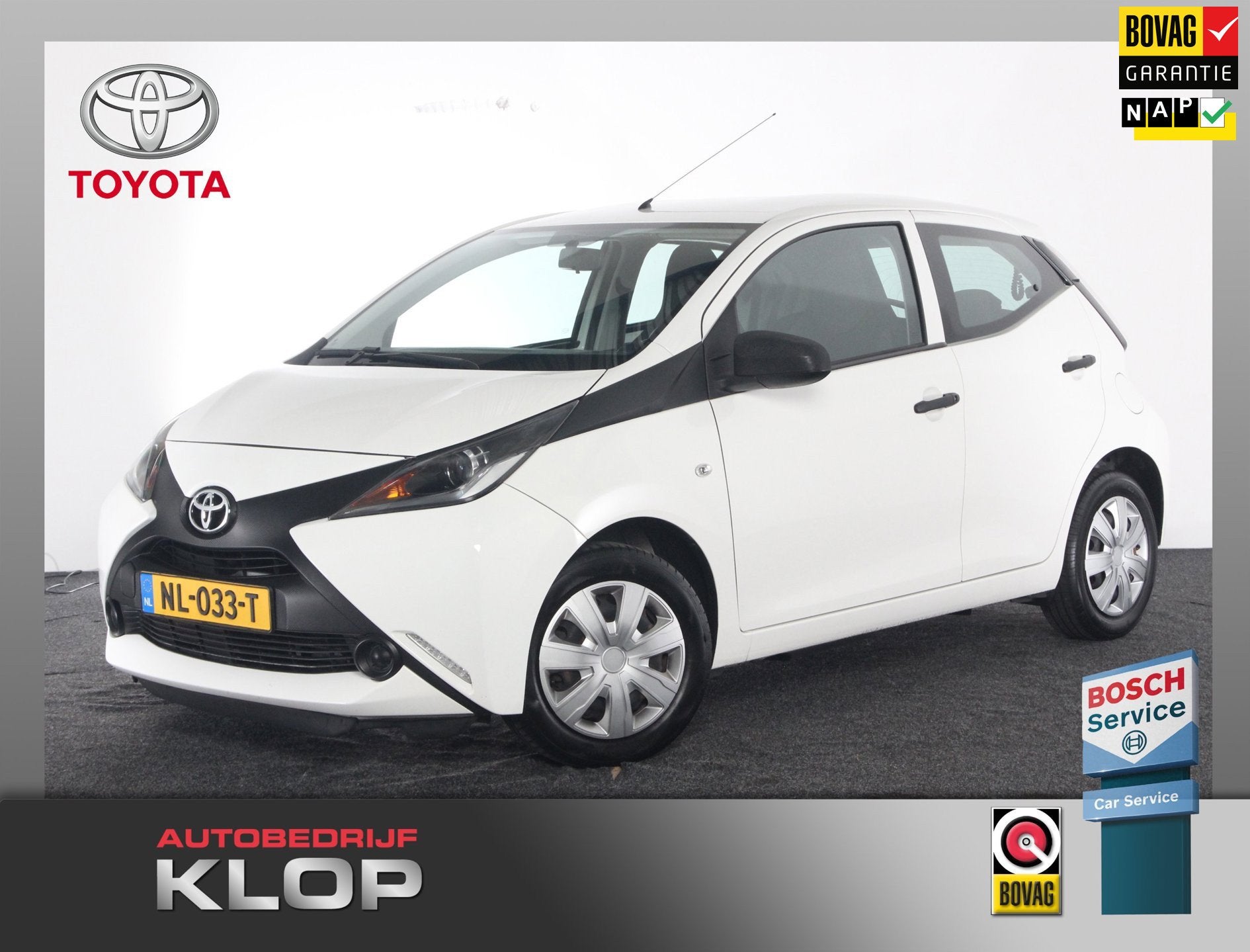 Toyota Aygo 1.0 VVT-i x-now, Auto's, Toyota, Voorwielaandrijving, Stof, Gebruikt, Euro 6