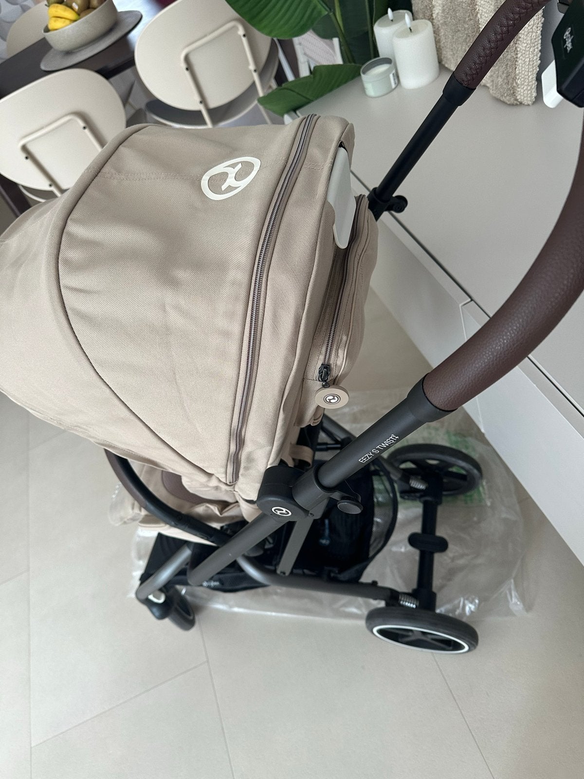 Cybex Eezy S Twist 2+ Buggy Almond Beige - Zo goed als nieuw, Kinderen en Baby's, Ophalen, Zo goed als nieuw, Kinderwagen
