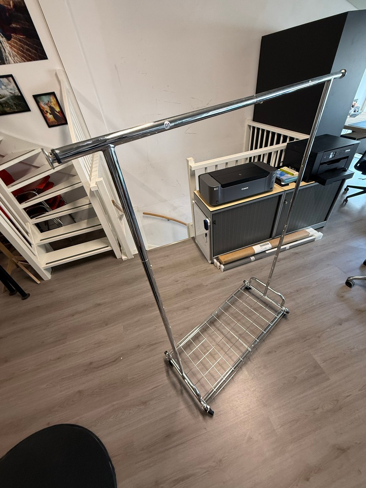 Professioneel Kledingrek op Wielen - Verrijdbaar, Kleding | Dames, Ophalen, Met wielen, Gebruikt