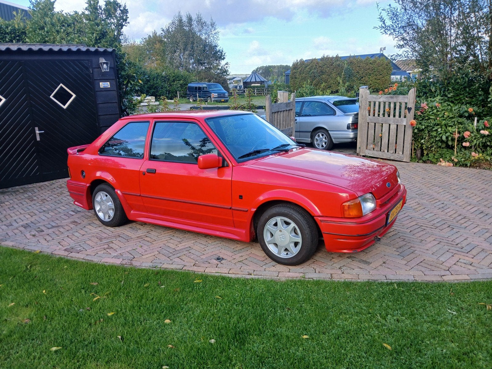 Ford Escort 1.4 I CL U9 1989 Rood, Auto's, Voorwielaandrijving, Escort, 4 cilinders, Origineel Nederlands