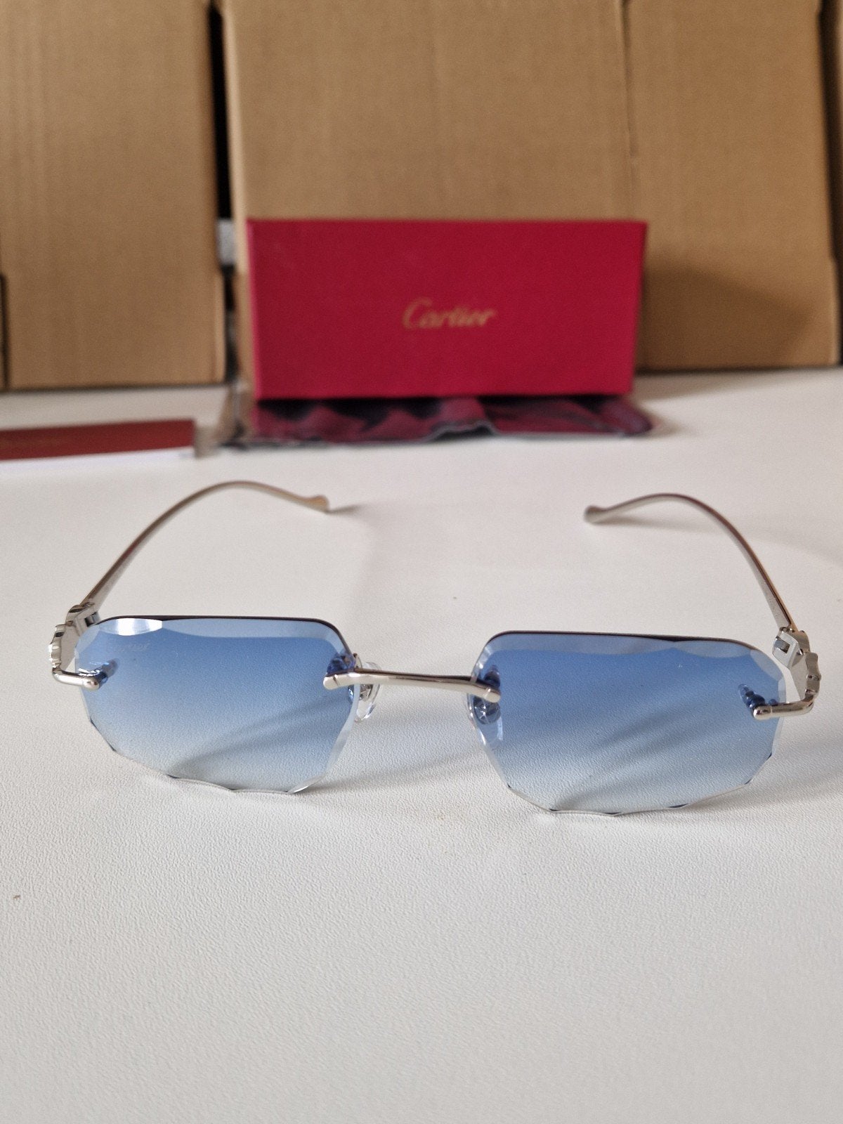 Cartier Diamond Cut, Ophalen of Verzenden, Nieuw, Zonnebril, Overige merken