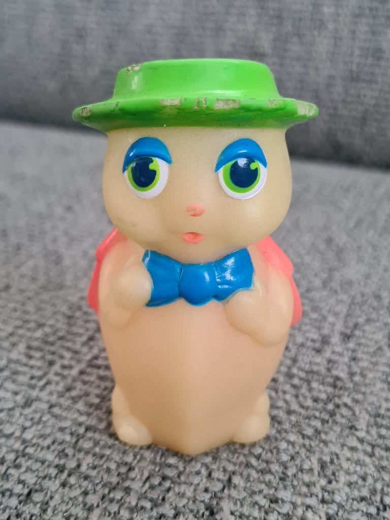 Playskool glo friends worm glow in the dark vintage hoed, Gebruikt, Ophalen of Verzenden, Playskool, Nvt