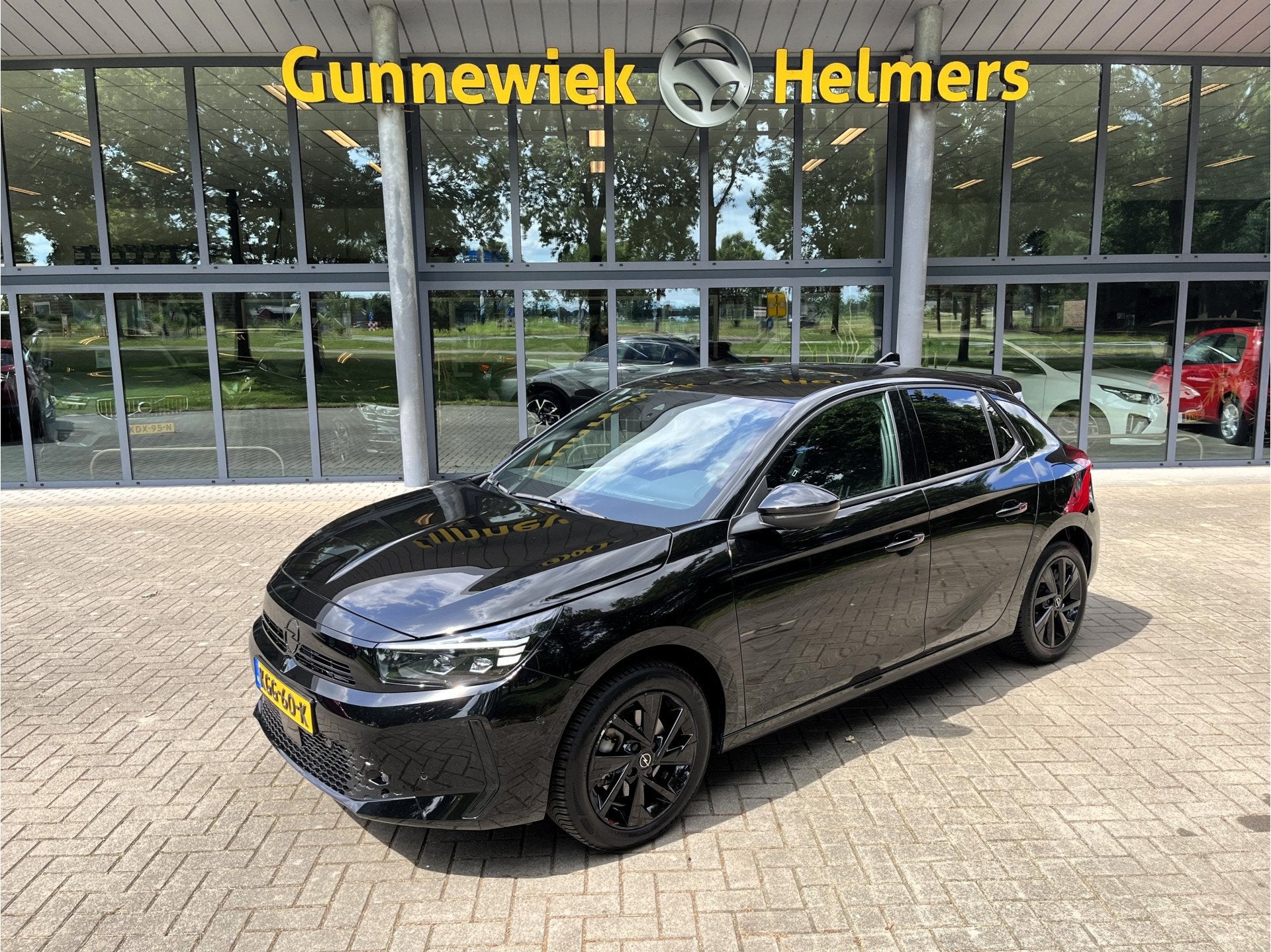 Opel Corsa 1.2 Turbo Hybrid GS | ACC | BLIS | CAM | CARPLAY, Auto's, Opel, 101 pk, Gebruikt, Leder en Stof, Zwart