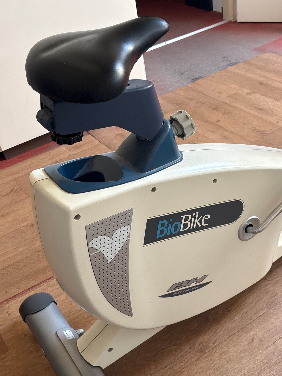 Hometrainer BioBike BH Fitness - Z.G.A.N., Ophalen, Zo goed als nieuw, Metaal, Benen