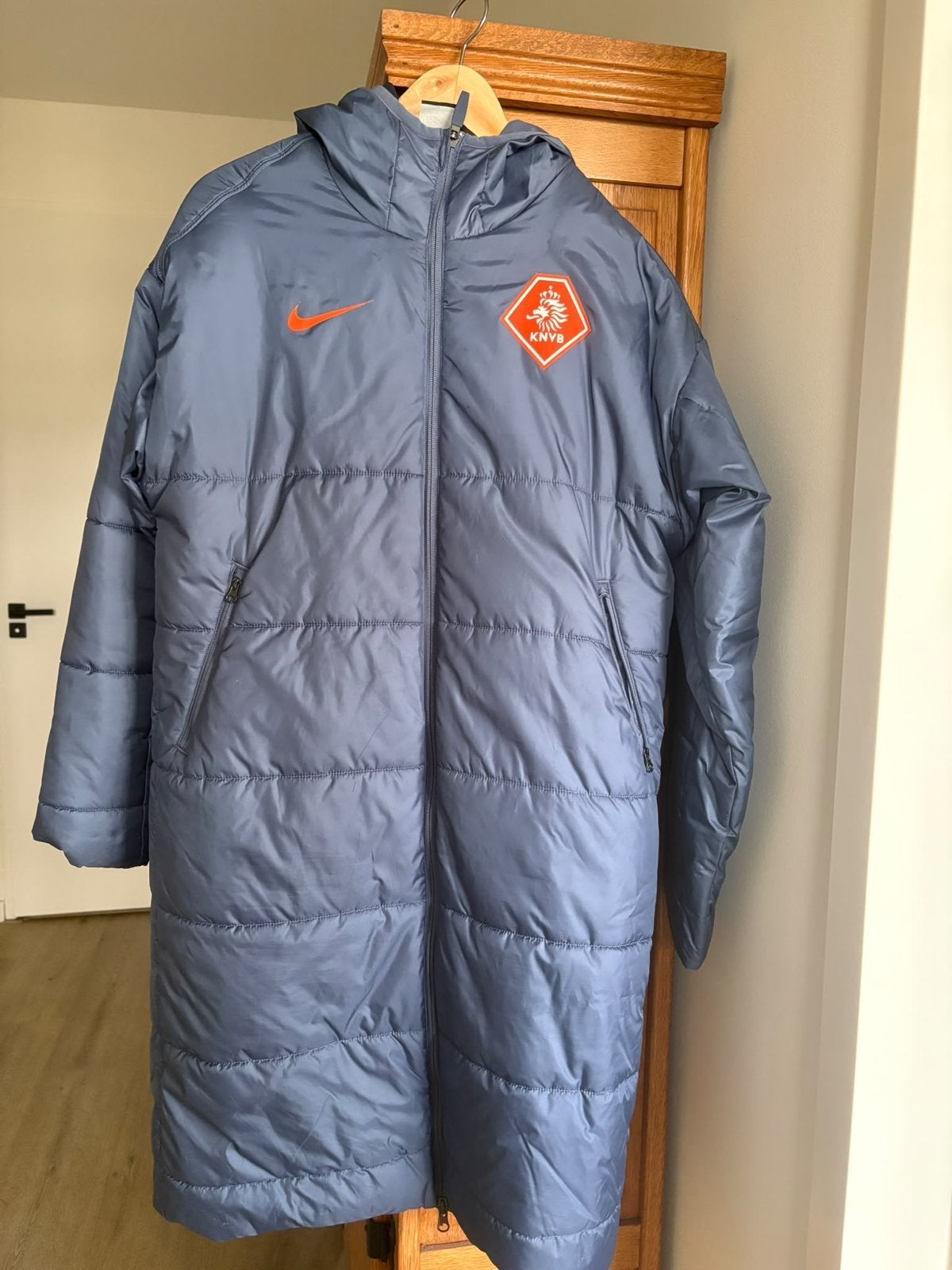 Nike KNVB gewatteerde jas - Maat S, Ophalen of Verzenden, Gedragen, Maat 36 (S), Overige kleuren