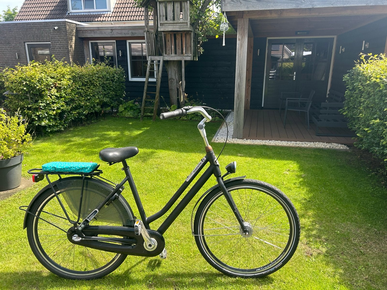 Gazelle fiets 28 inch, 3 versnellingen, terugtraprem, Ophalen, Terugtraprem, Gebruikt, Versnellingen