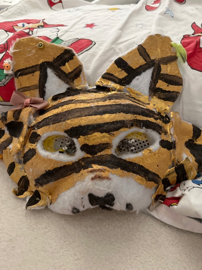 Bee-cat mask!, Hobby en Vrije tijd, Verzenden, Zo goed als nieuw, Accessoires