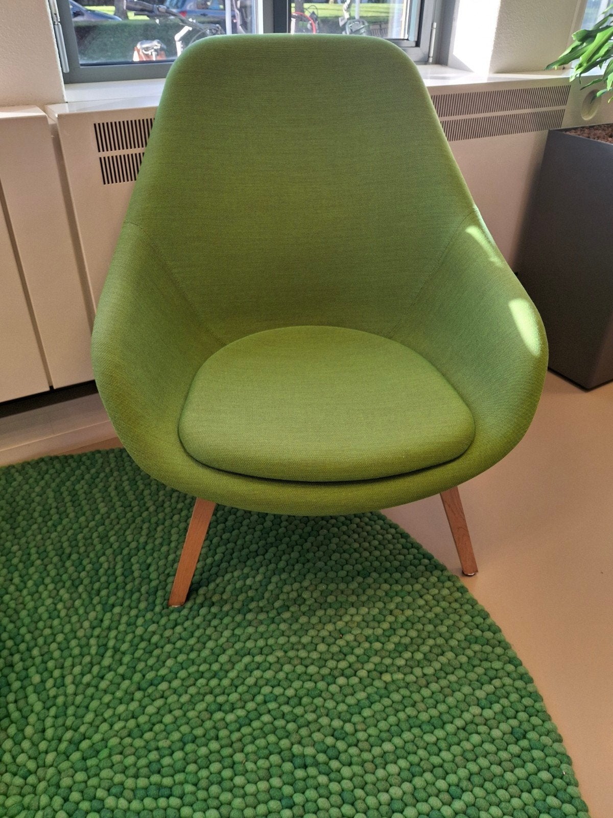 HAY AAL93 stoel fauteuille groen 3 beschikbaar, Ophalen, Overige kleuren, Drie, Zo goed als nieuw