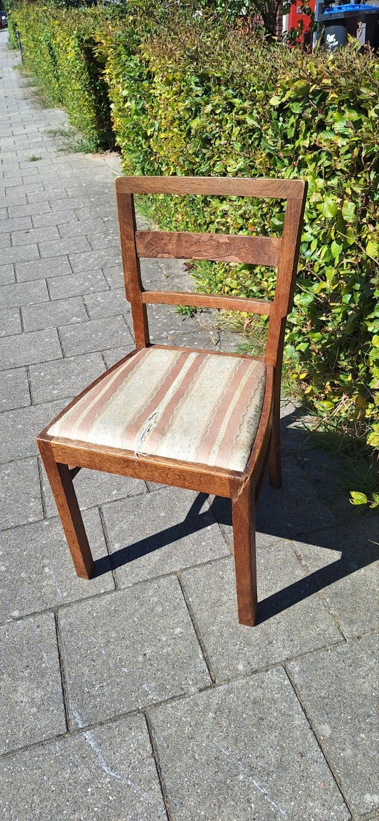 Antiek stoeltje, Huis en Inrichting, Stoelen, Ophalen, Gebruikt, Bruin, Eén