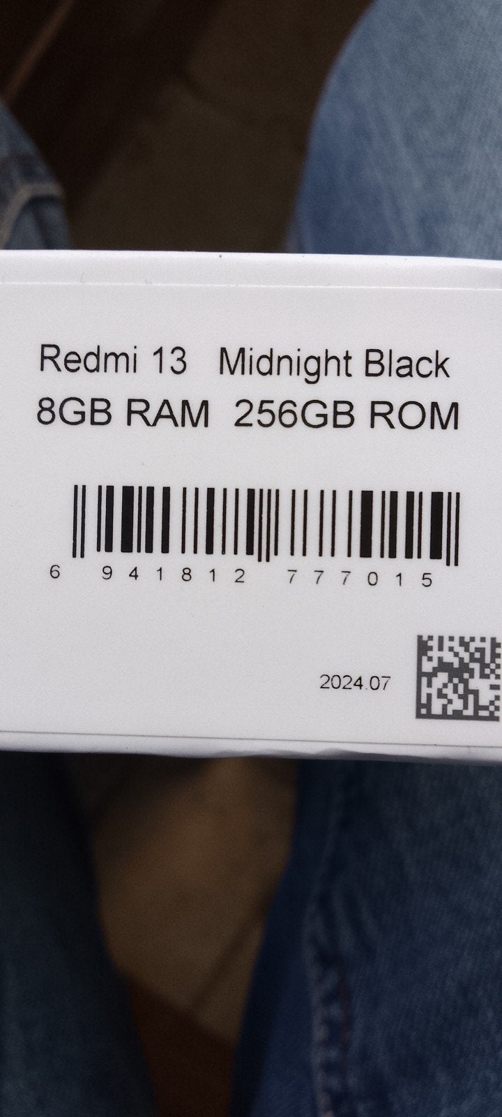 Redmi 13 Midnight Black 256GB ROM - Zo goed als nieuw, Overige modellen, Ophalen of Verzenden, Zo goed als nieuw, Zonder simlock