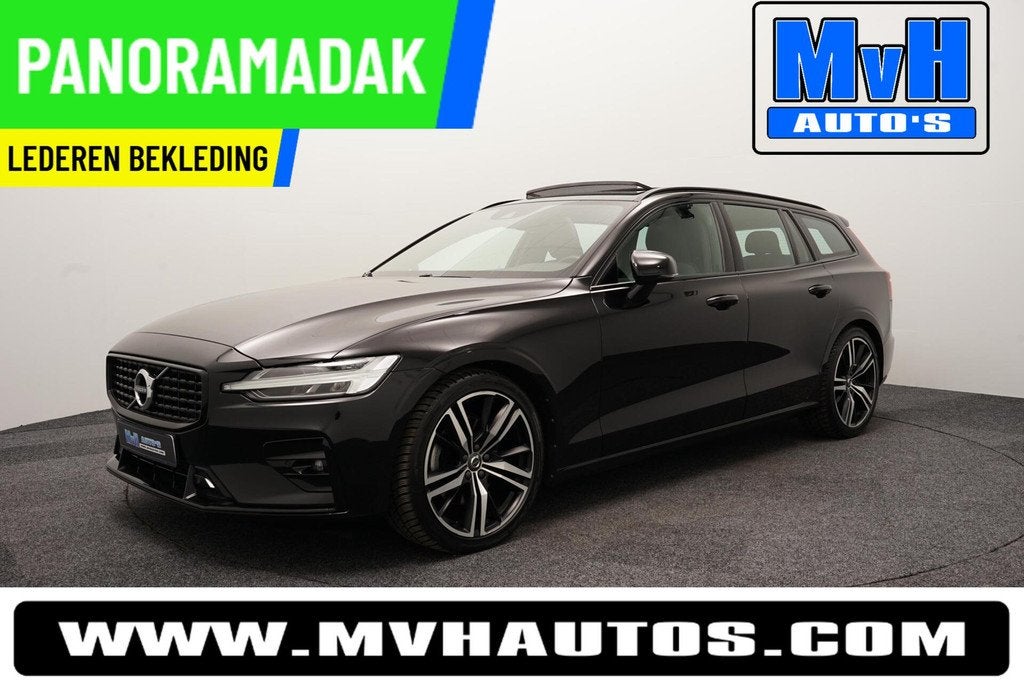 Volvo V60 2.0 B3 R-Design|PANO|STOEL/STUUR.VERW|AUTO.PILOT, Auto's, Volvo, 15 km/l, Euro 6, 4 cilinders, Leder en Stof