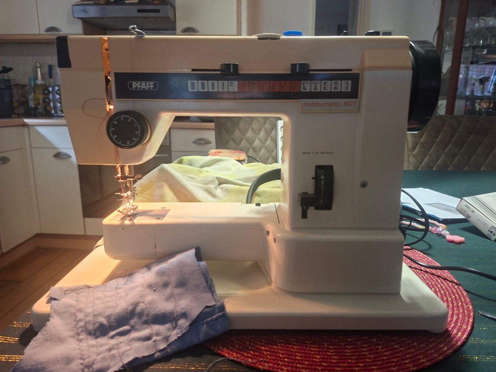 Pfaff 807 Hobbymatic Naaimachine - Degelijk en Compleet, Ophalen of Verzenden, Gebruikt, Naaimachine, Pfaff